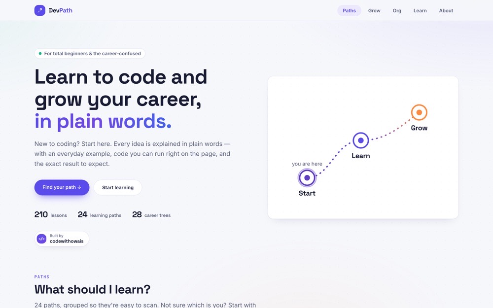 DevPath — EdTech project