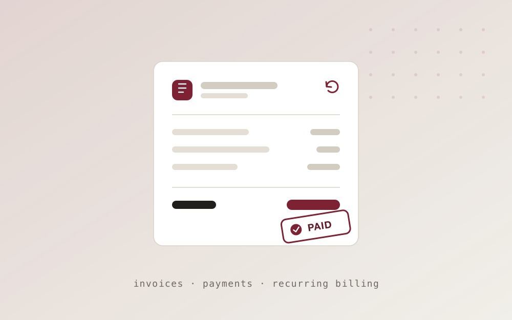 InvoiceBook — SaaS · Full-stack project